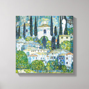 Lienzo Iglesia en Cassone por Gustav Klimt
