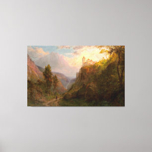 Lienzo IGLESIA FREDERIC E. El monasterio de San Pedro 187