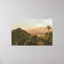 LIENZO IGLESIA FREDERIC E. - PAISAJE SUDAMERICANO 1856