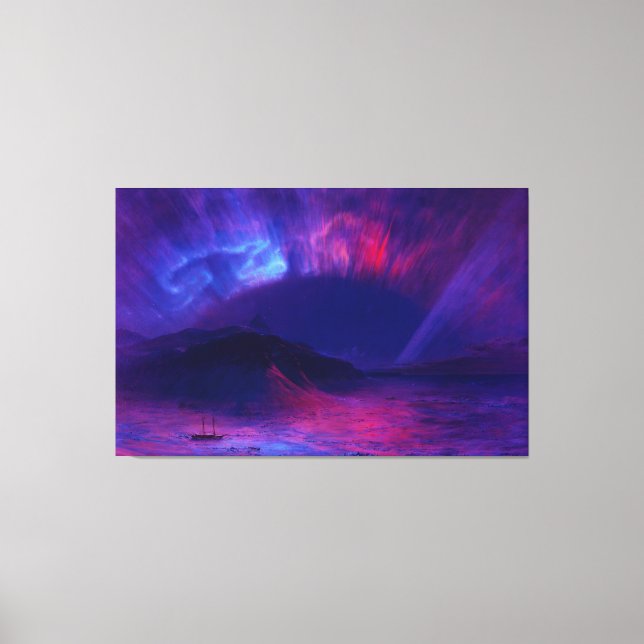 Lienzo IGLESIA FREDERIC EDWIN - Aurora Borealis (1865) - (Anverso)