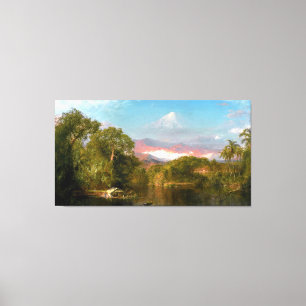 LIENZO IGLESIA FREDERIC EDWIN - CHIMBORAZO - 1864 -