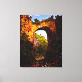 Lienzo IGLESIA FREDERIC The Natural Bridge, Virginia 1852