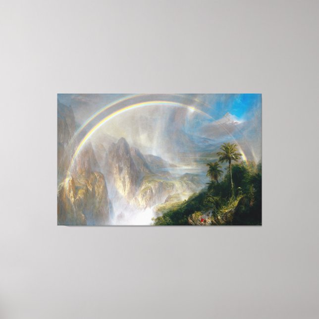 Lienzo IGLESIA FREDERICA - Temporada de lluvia en los tró (Anverso)