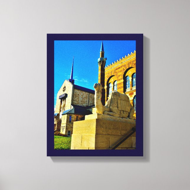Lienzo Iglesia y Mezquita (Anverso)