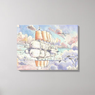 Lienzo Il Veliero Volante