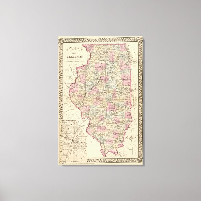 Lienzo Illinois (Anverso)