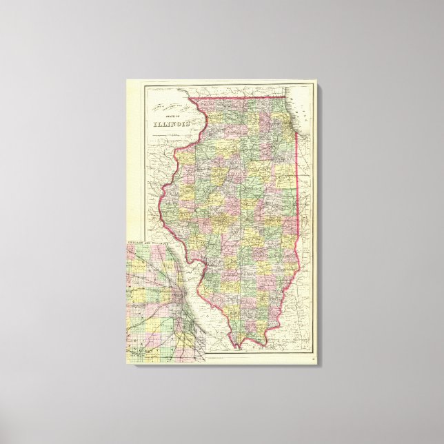 Lienzo Illinois 2 (Anverso)