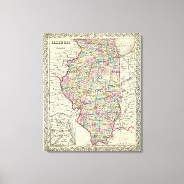 Lienzo Illinois 2 (Anverso)