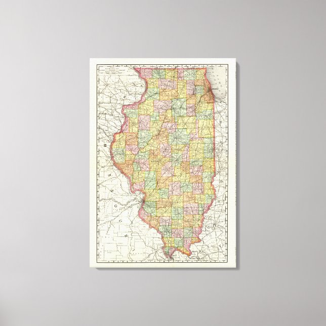 Lienzo Illinois 5 (Anverso)