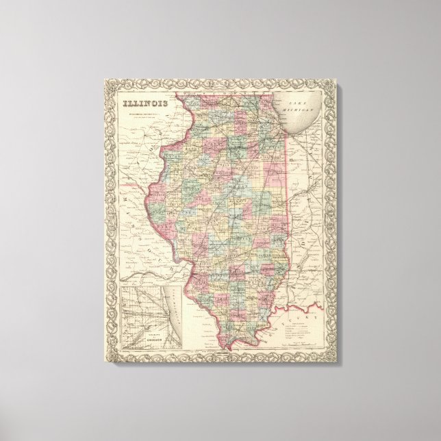 Lienzo Illinois 7 (Anverso)