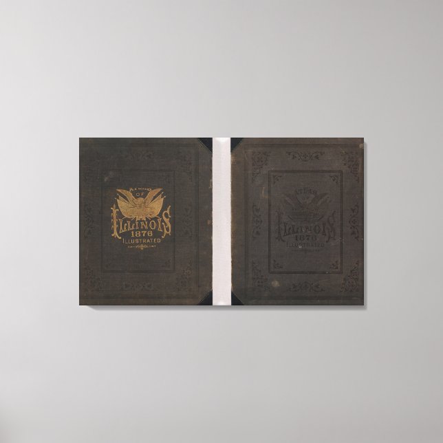 Lienzo Illinois, atlas del Estado (Anverso)