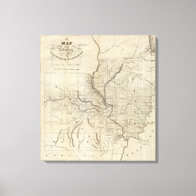 Lienzo Illinois y Missouri (Anverso)