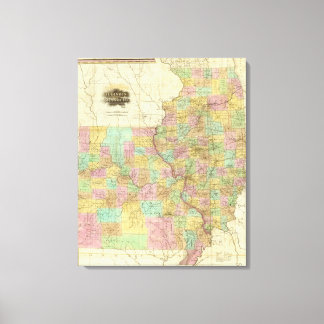 Lienzo Illinois Y Missouri