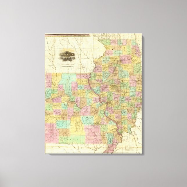 Lienzo Illinois Y Missouri (Anverso)