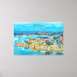 Lienzo Ilulissat, Groenlandia - Ciudad de los Icebergs