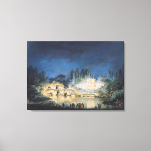 Lienzo Iluminación del belvedere en