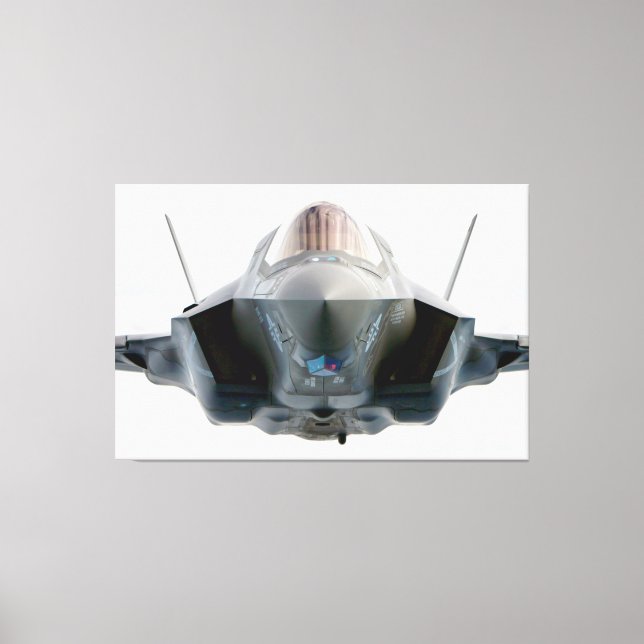 Lienzo ILUMINACIÓN F-35B II 40x60 (Anverso)