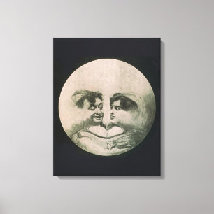 Lienzo Ilusión óptica lunar