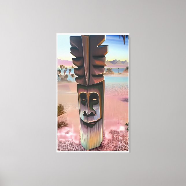 Lienzo Ilusiones Tiki (Anverso)