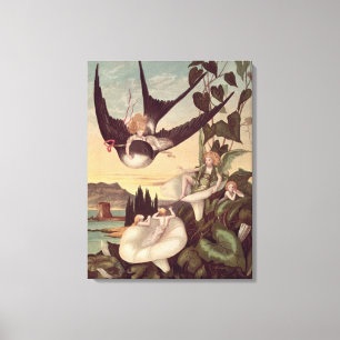 Lienzo Ilustracion a "Thumbkinetta", por el cristiano de