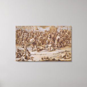 Lienzo Ilustracion "al Iliad", 1760s (la pluma y la