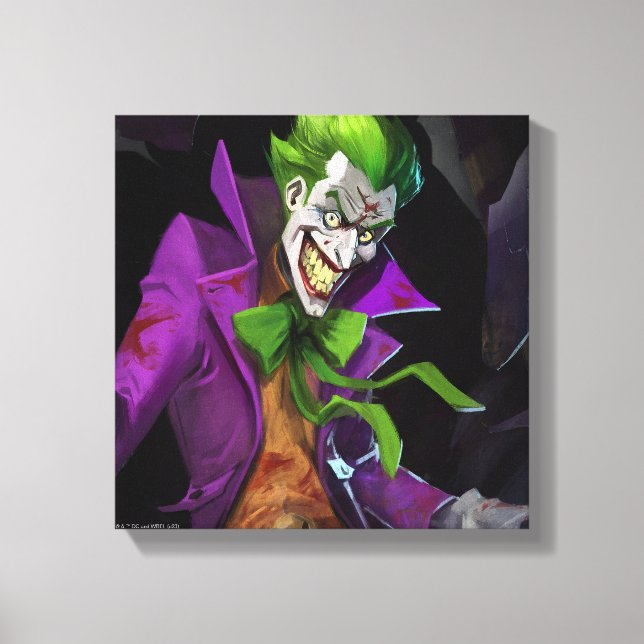 Lienzo Ilustracion de bromista de crisis infinita (Anverso)