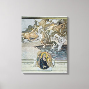 Lienzo Ilustracion de Comedy divino de Dante '