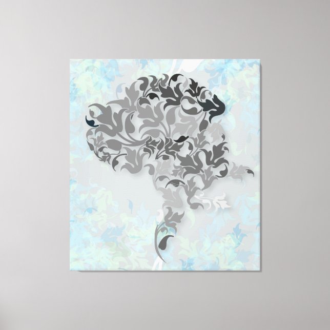 Lienzo Ilustración de Gran Danés (Anverso)