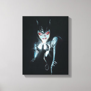 Lienzo Ilustración de la portada de Batman Catwoman Caras