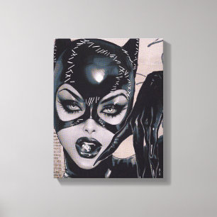 Lienzo Ilustración de la portada de Catwoman #50 por Sozo