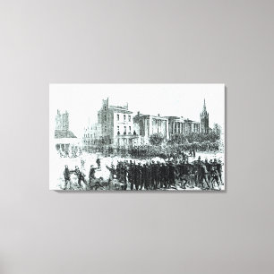 Lienzo Ilustracion de la revista 'Harper's Weekly'