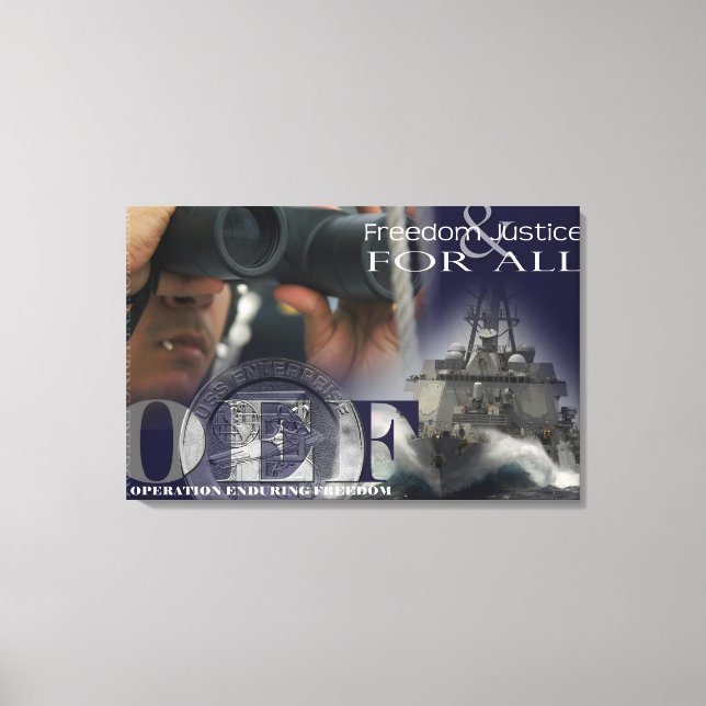 Lienzo Ilustracion de los miembros de la tripulación (Anverso)