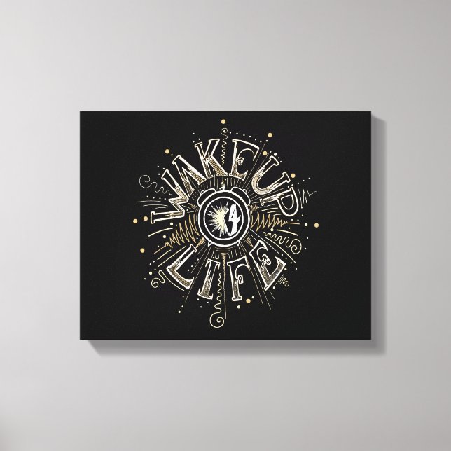 Lienzo ilustracion de presupuesto de WAKE UP 4 LIFE inspi (Anverso)