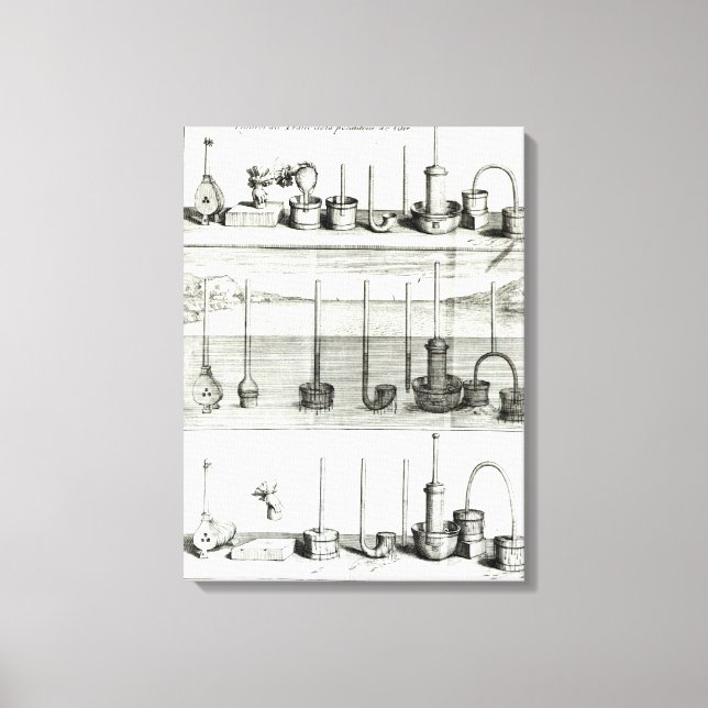 Lienzo Ilustración de 'Traite de la Pesanteur de (Anverso)