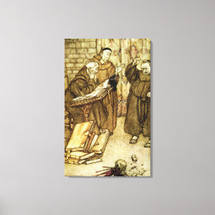 Lienzo Ilustracion 'del grajo de Reims