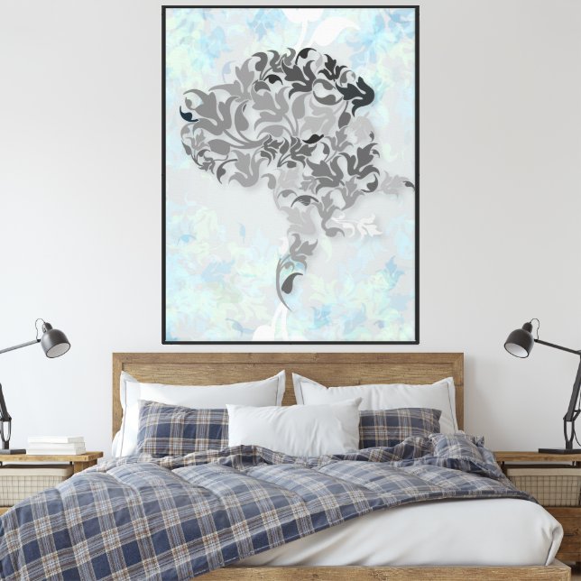 Lienzo Ilustración del Gran Danés (Insitu(Dormitorio))