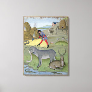 Lienzo Ilustracion del libro de lo simple