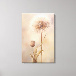 Lienzo Ilustracion Dreamy Dandelion