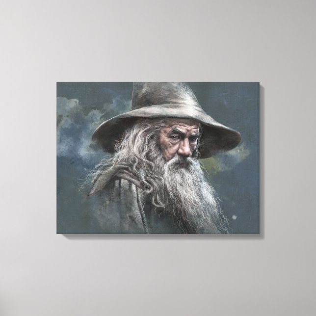 Lienzo Ilustracion Gandalf (Anverso)