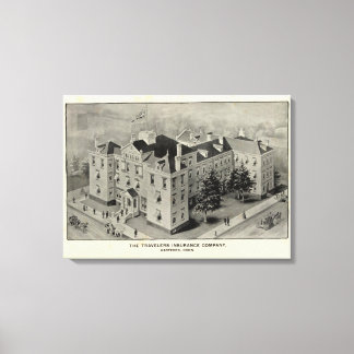 Lienzo Ilustracion Hartford Connecticut