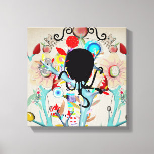 Lienzo Ilustracion infantil Rupydetequila 2014