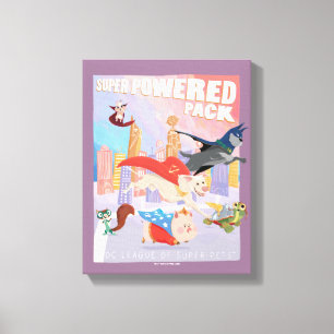 Lienzo Ilustracion Metropolis de Pack Super Powered