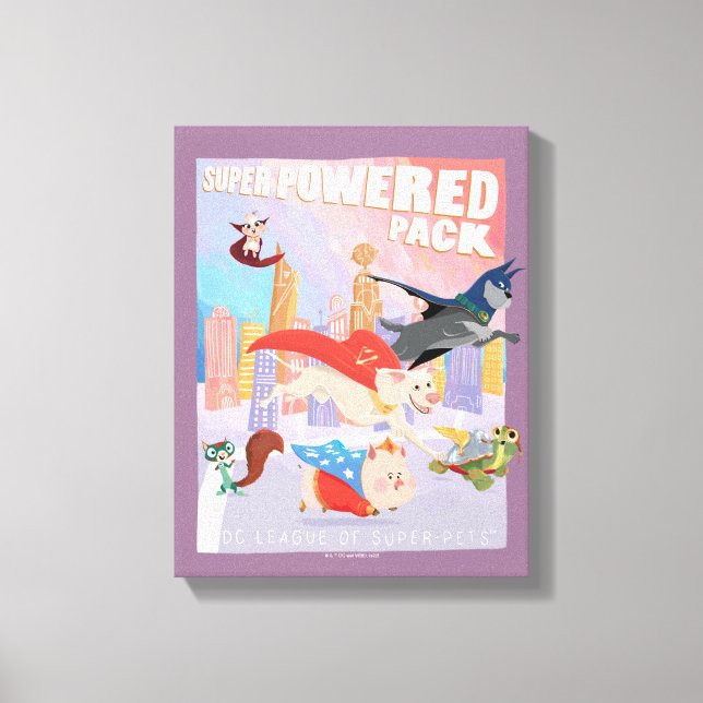 Lienzo Ilustracion Metropolis de Pack Super Powered (Anverso)