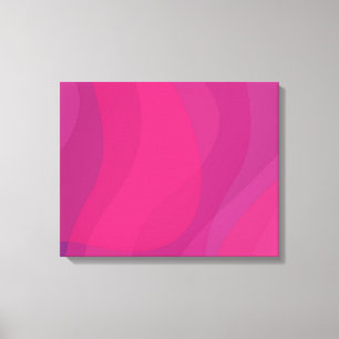 Lienzo Ilustracion ondulado urbano rosa, moderno, fresco 