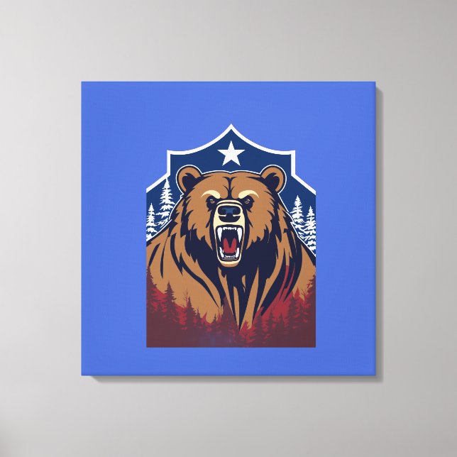 Lienzo Ilustración vectorial hiper detallada, ultra nítid (Anverso)