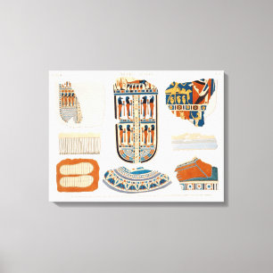 Lienzo Ilustraciones de detalles decorativos del wrapp