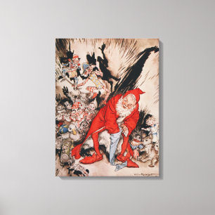 Lienzo ilustraciones navidades