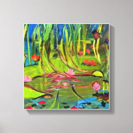 Lienzo Image : A beautiful lagoon.