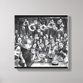 Lienzo Image: People and Doodles.