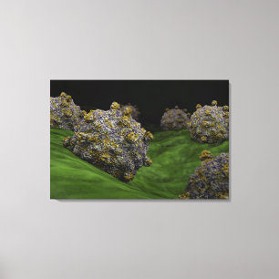 Lienzo Imagen conceptual de Coxsackievirus 1